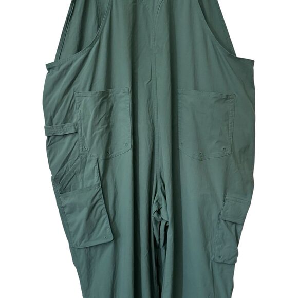 Duluth Trading Co Womens 2X x 31 Heirloom Gardening Ripstop Bib Overalls  Green - Picture 11 of 16